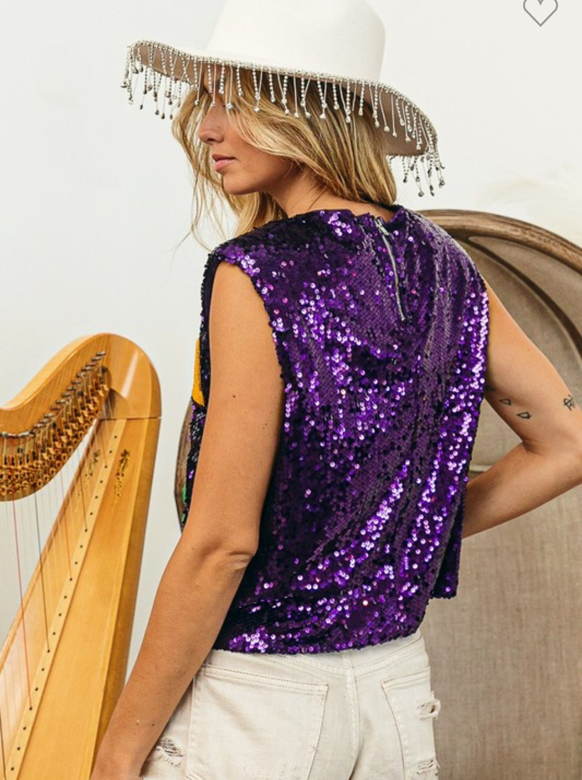 Sequins + Mardi Top