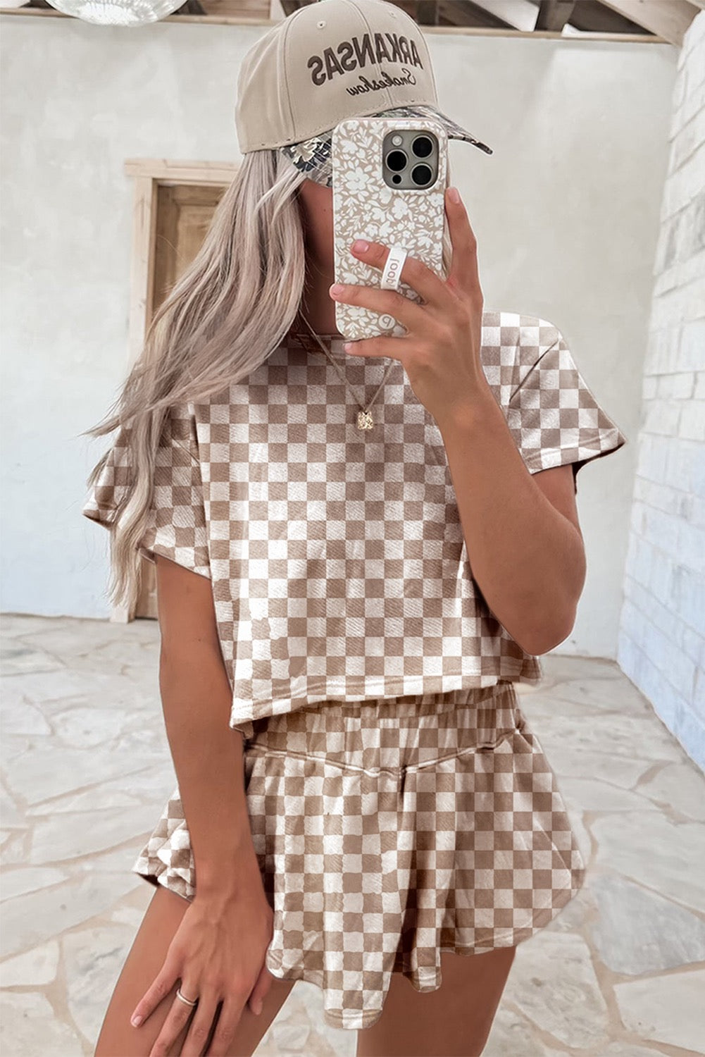 High Waisted Skort Set