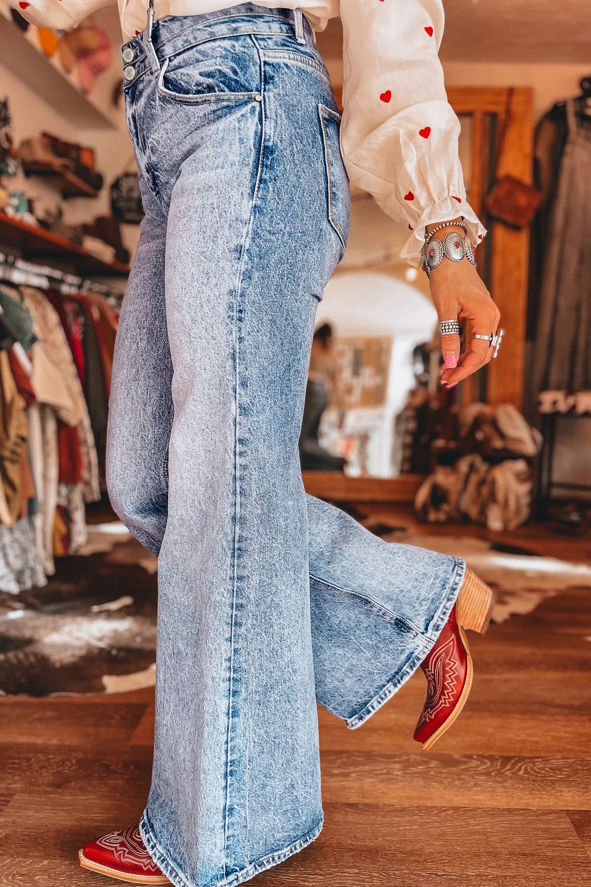 Acid Wash Flair Jean