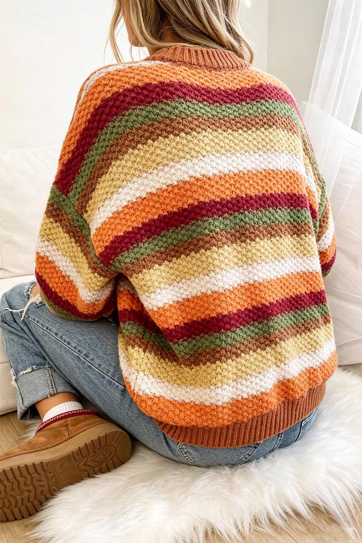 Fall Rainbow Sweater