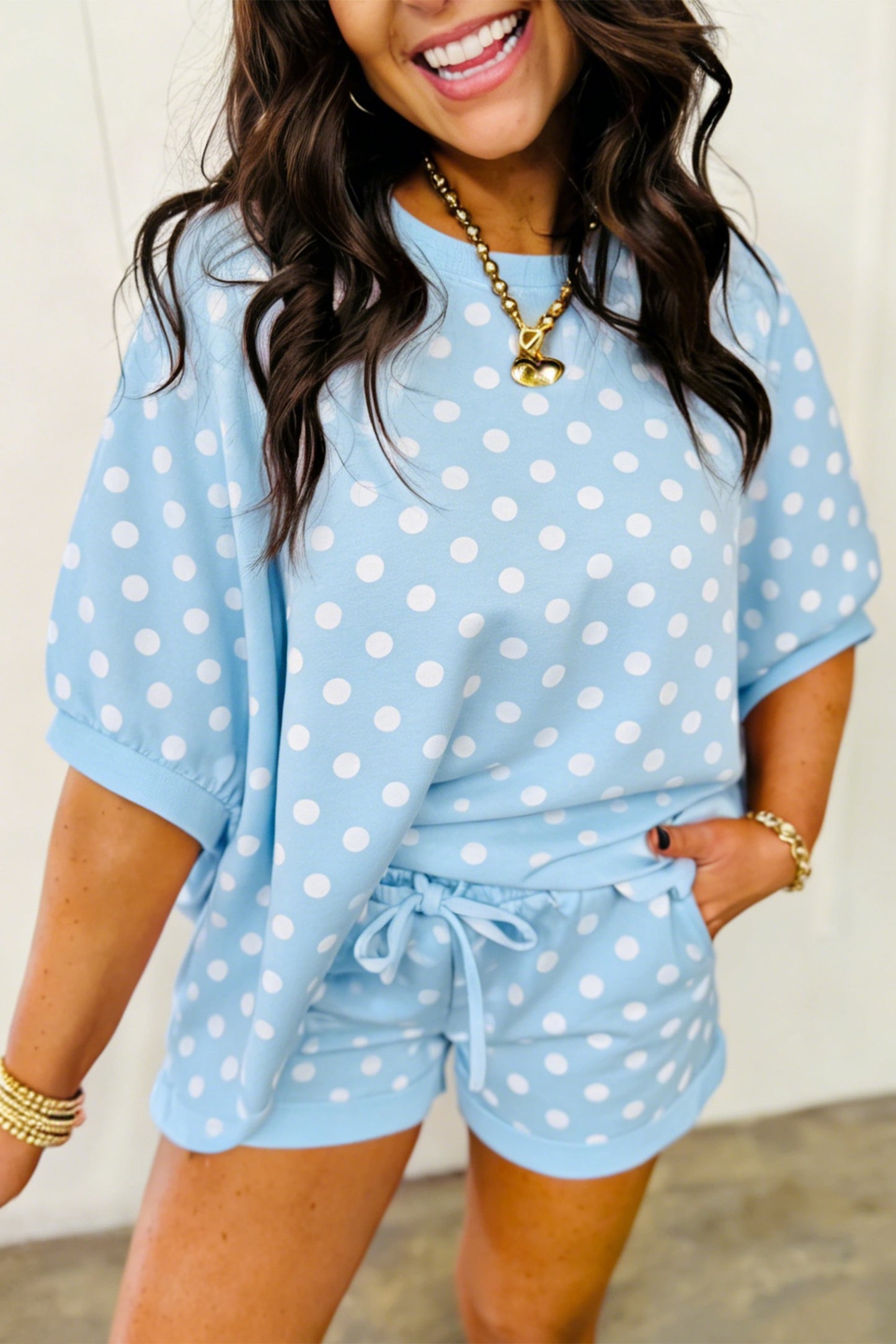 Polka Dot Short set