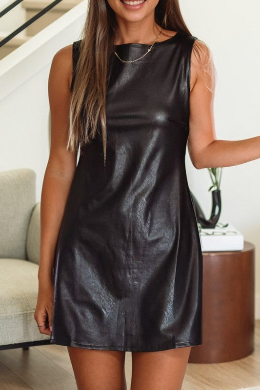Skye Leather Dress