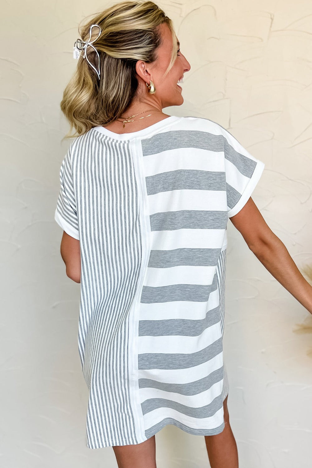 Gray Shift Dress