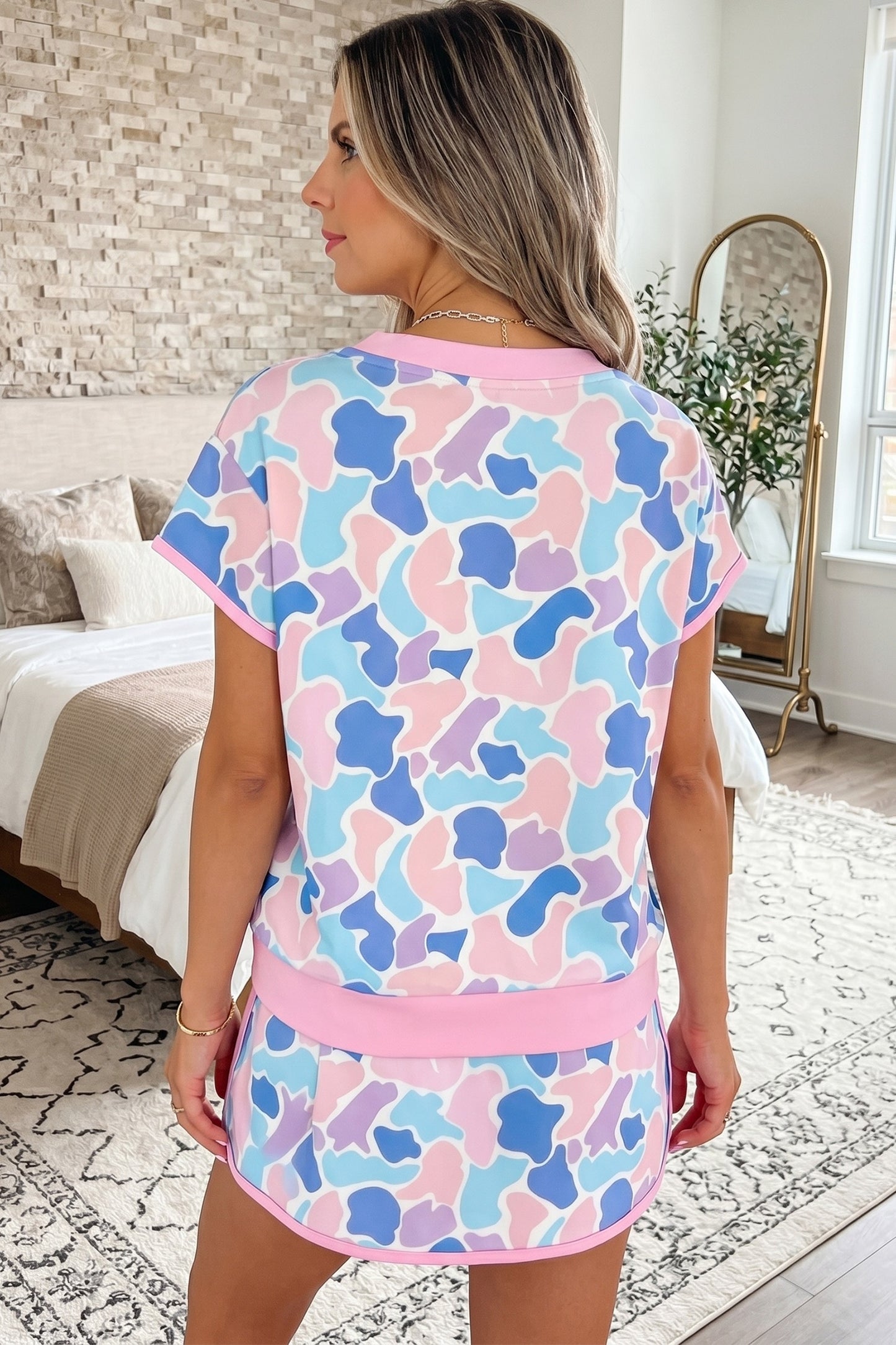 Pink Como Skort Set