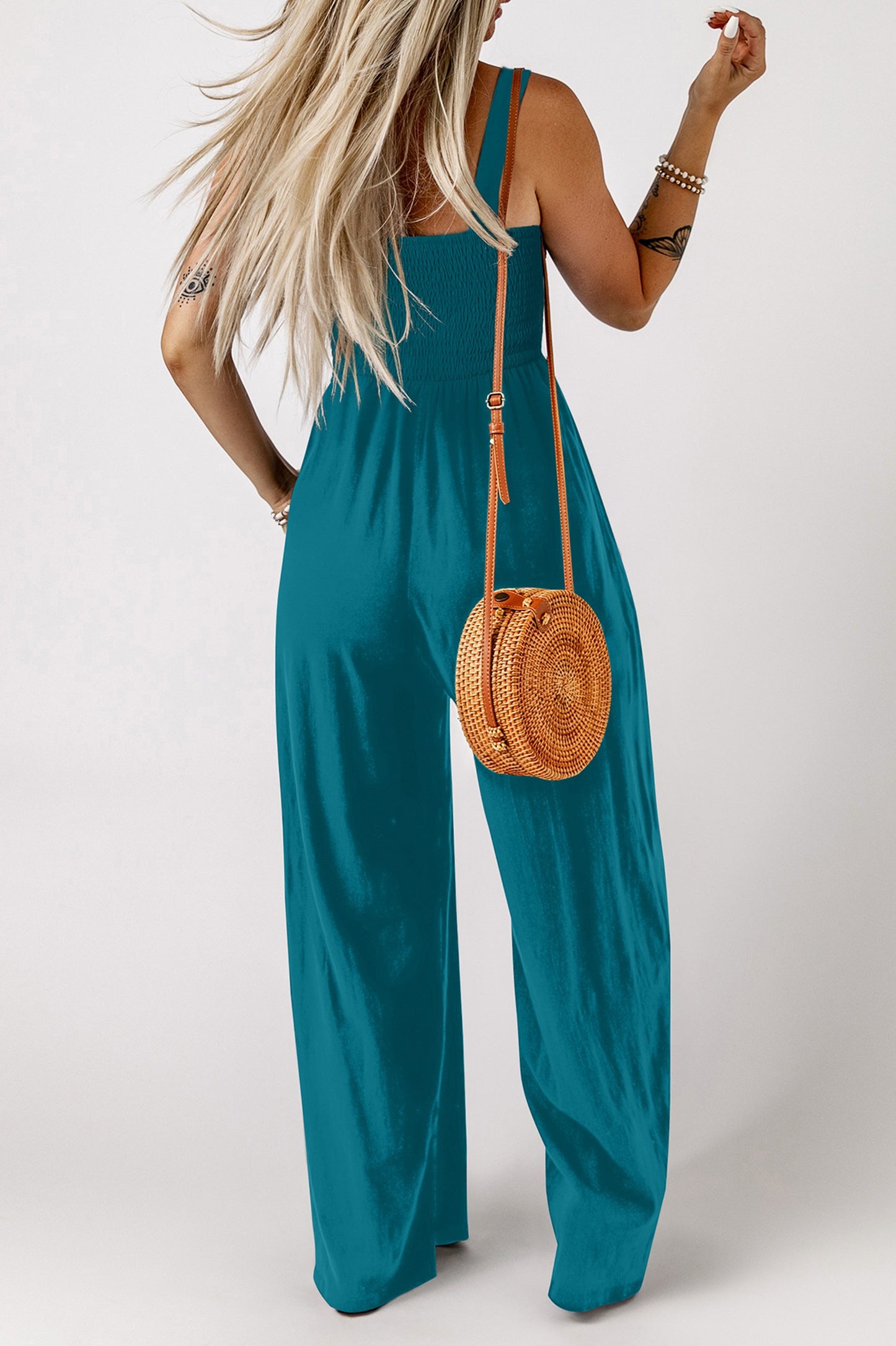 Peacock Blue Jumpsuit