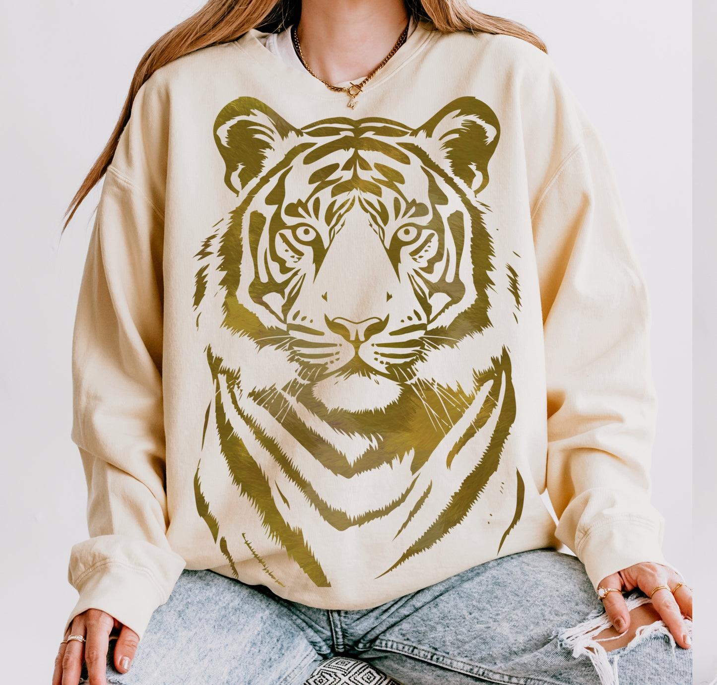 Oversized Mascot Crewneck