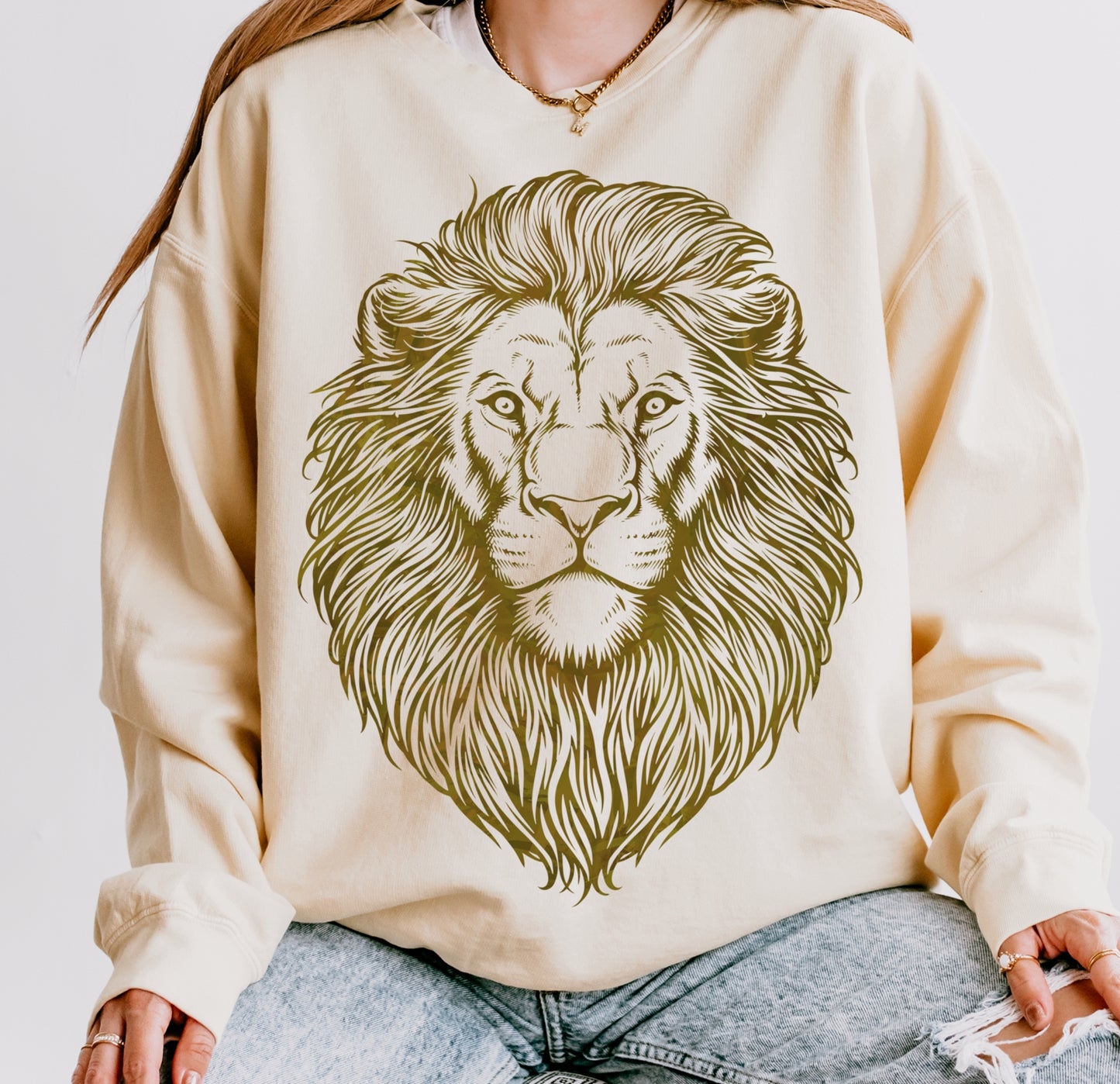 Oversized Mascot Crewneck