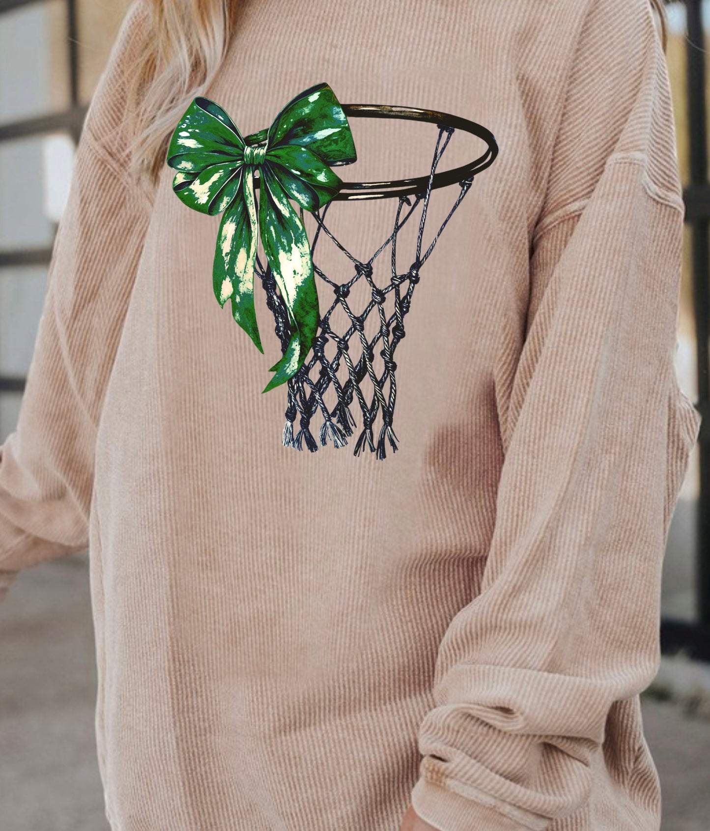 Vintage Bow Hoops Crewneck