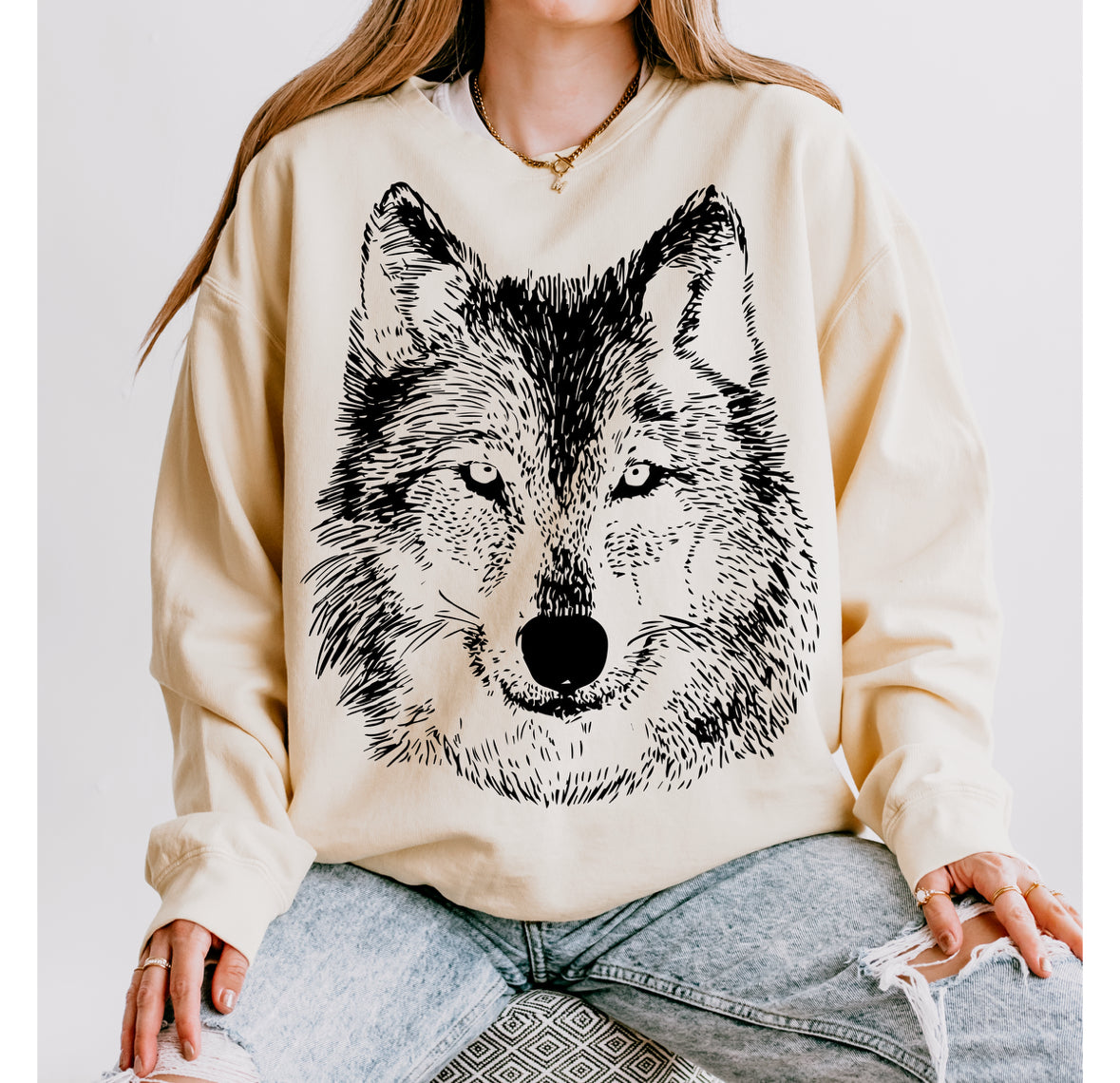 Oversized Mascot Crewneck