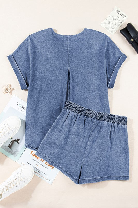 Chela Denim Set