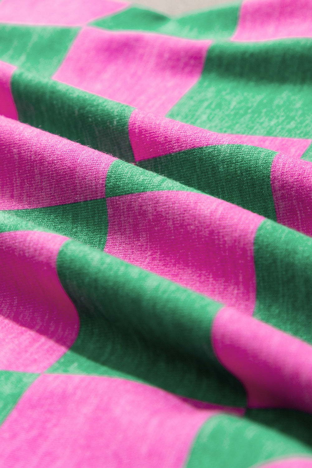 Green and Pink Check Pants