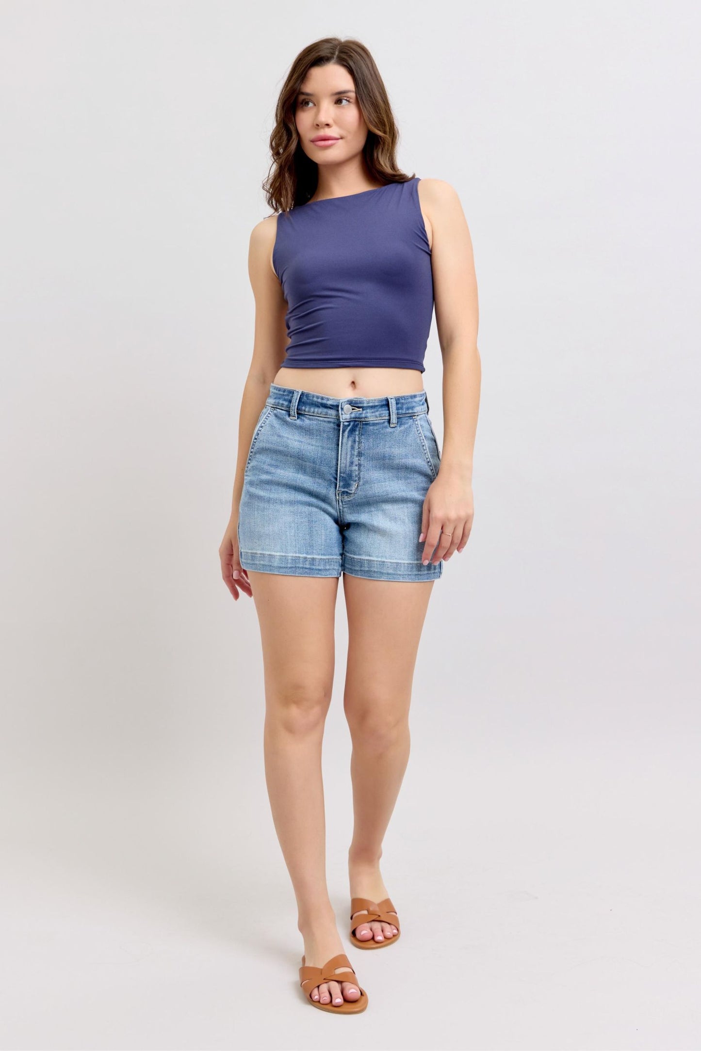 Sandy Judy Blue Shorts