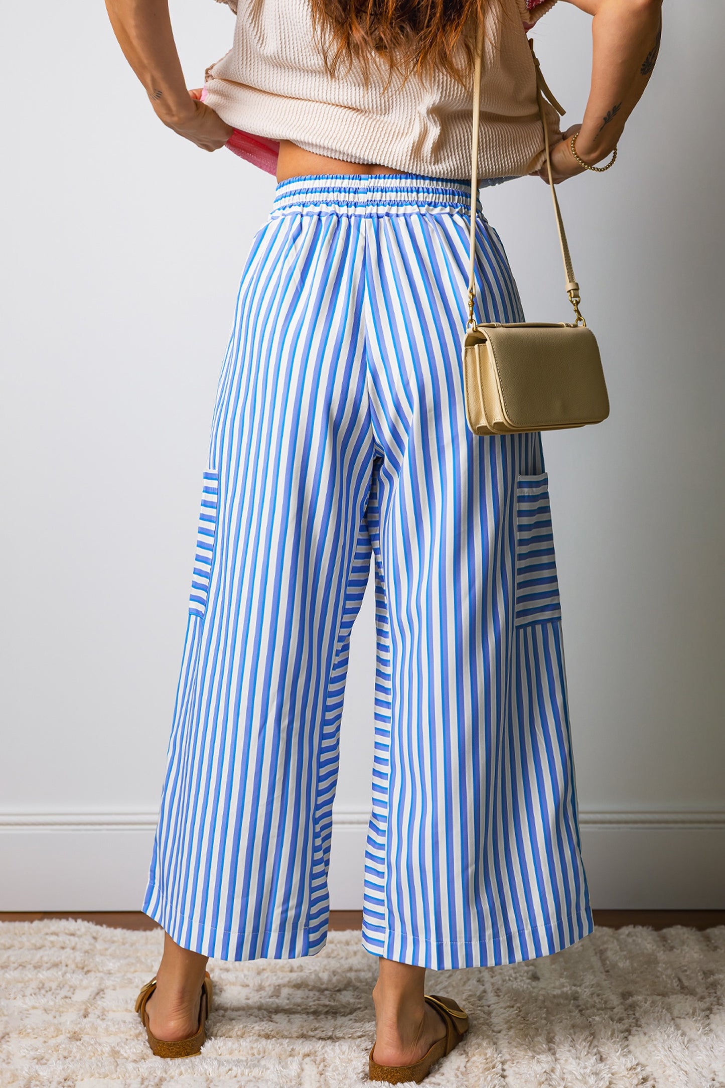 Sky Blue Ankle Pants