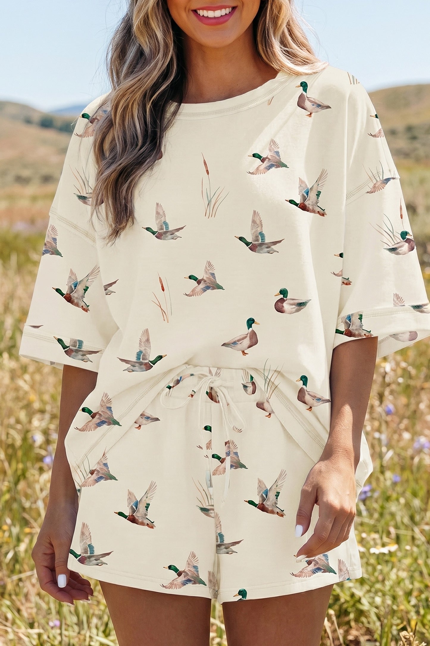 Mallard Ducks Tee Set