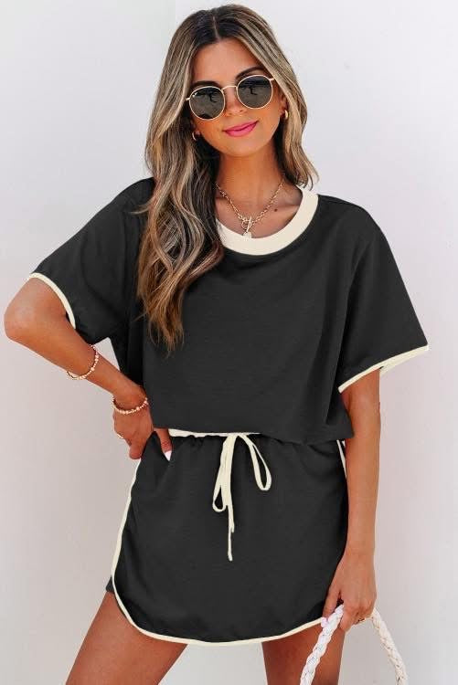 Color block Skort Set 2