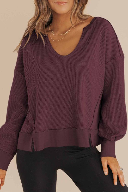 Lane Waffle Top