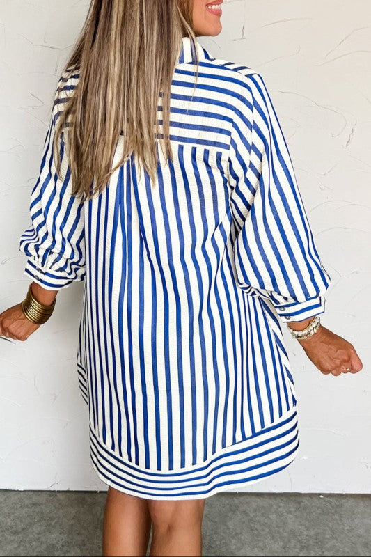 Blue Stripes Dress