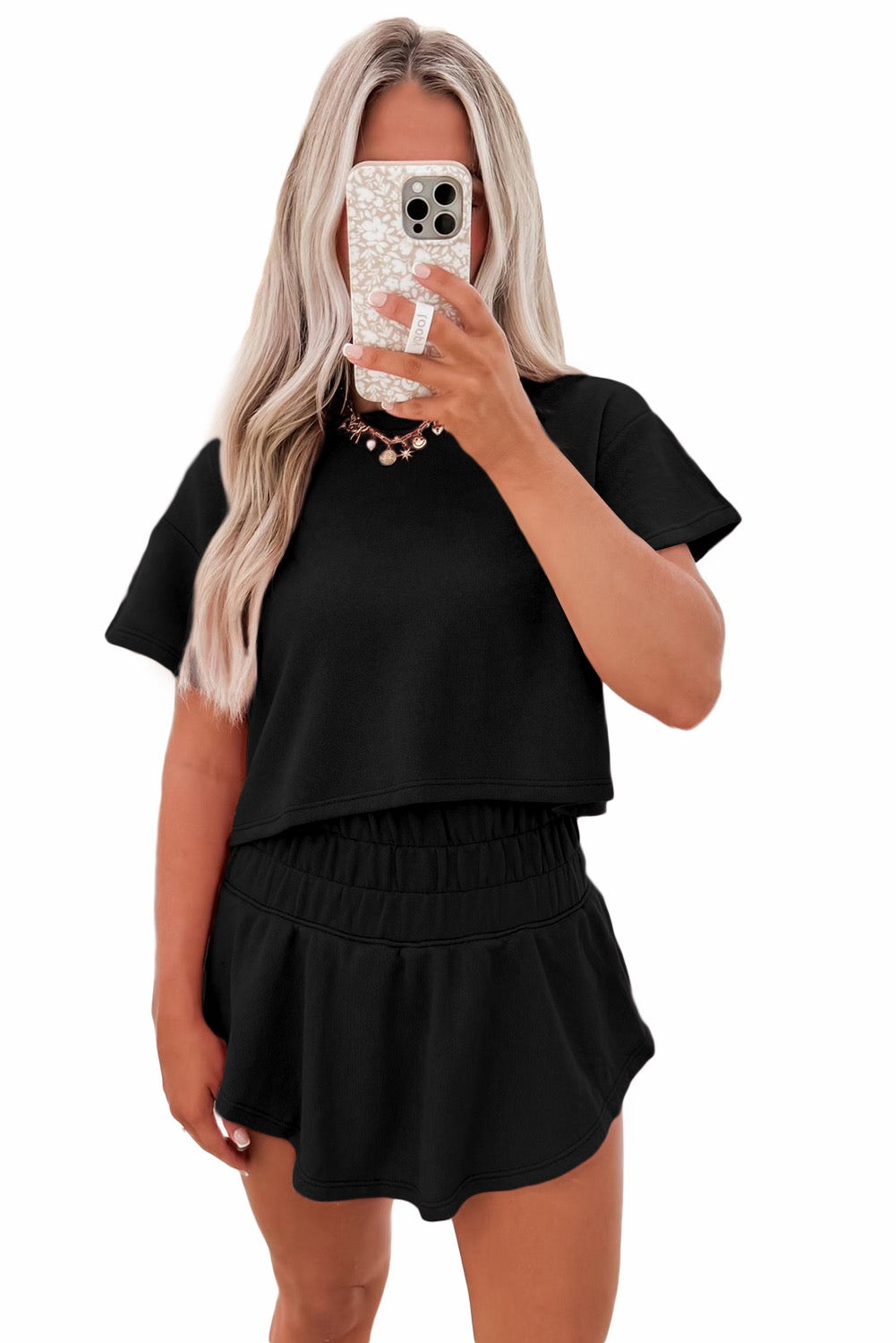 High Waisted Skort Set