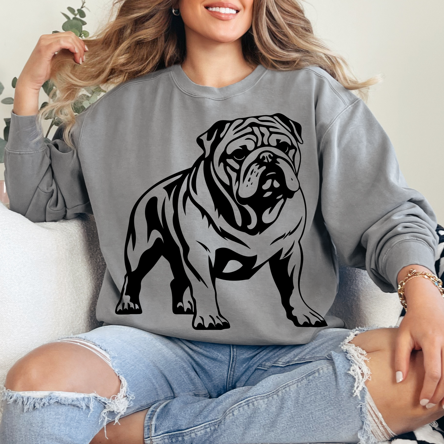 Oversized Mascot Crewneck