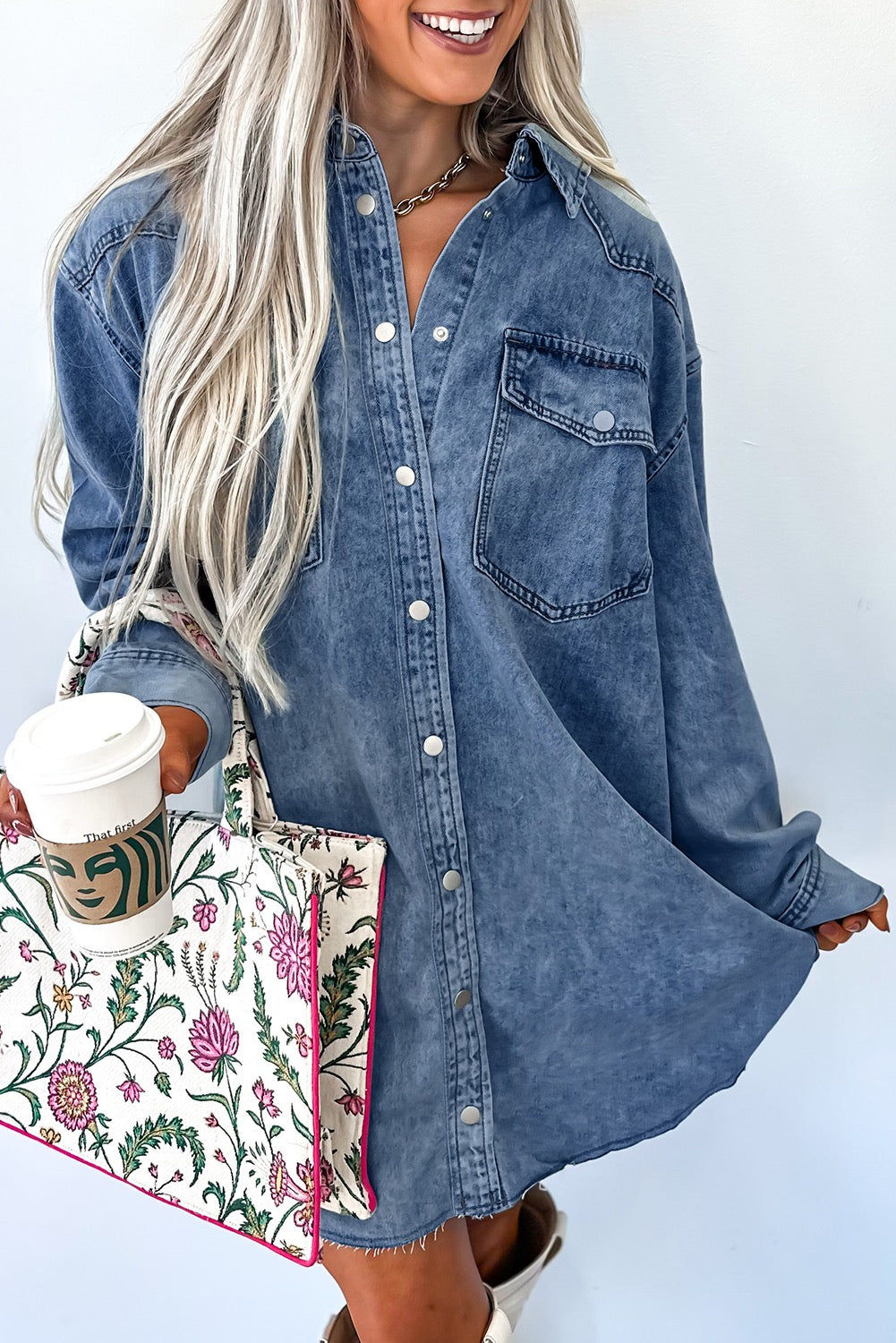 Sadie Denim Dress Preorder