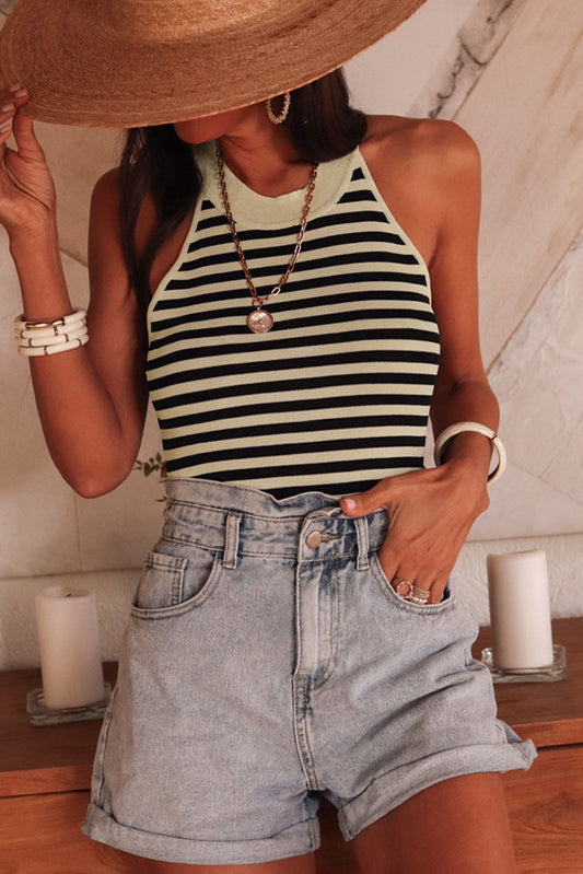 Black Stripe Tank