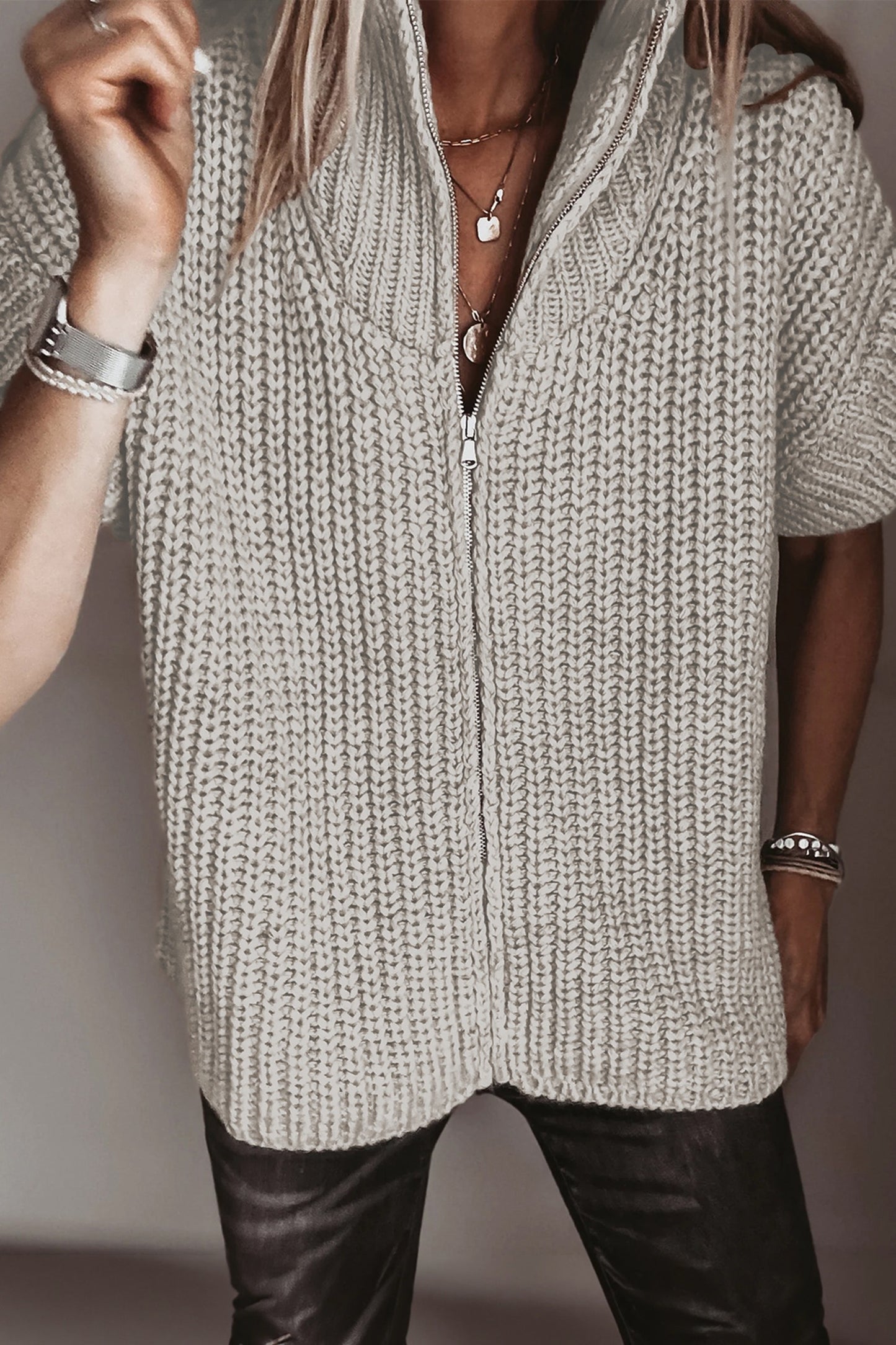 Jet Stream Zipper Sweater