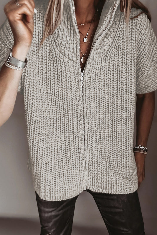 Jet Stream Zipper Sweater