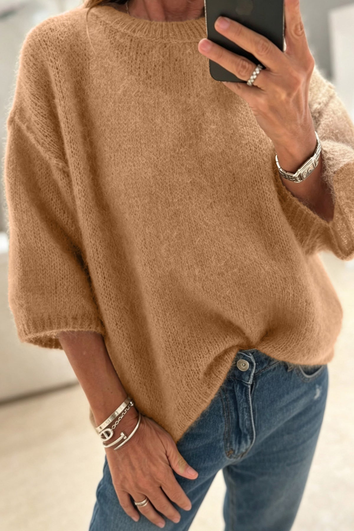 Half Sleeve Sweater