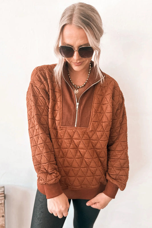 Bethel Quilted Pullover