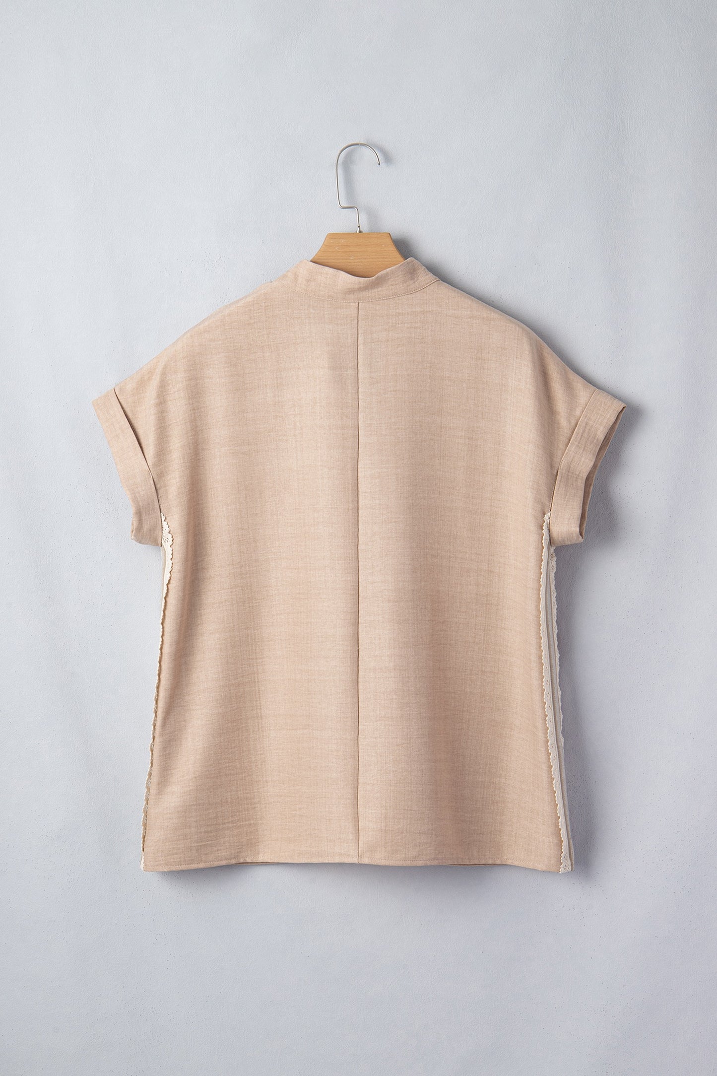 Parchment Lace Detail Top