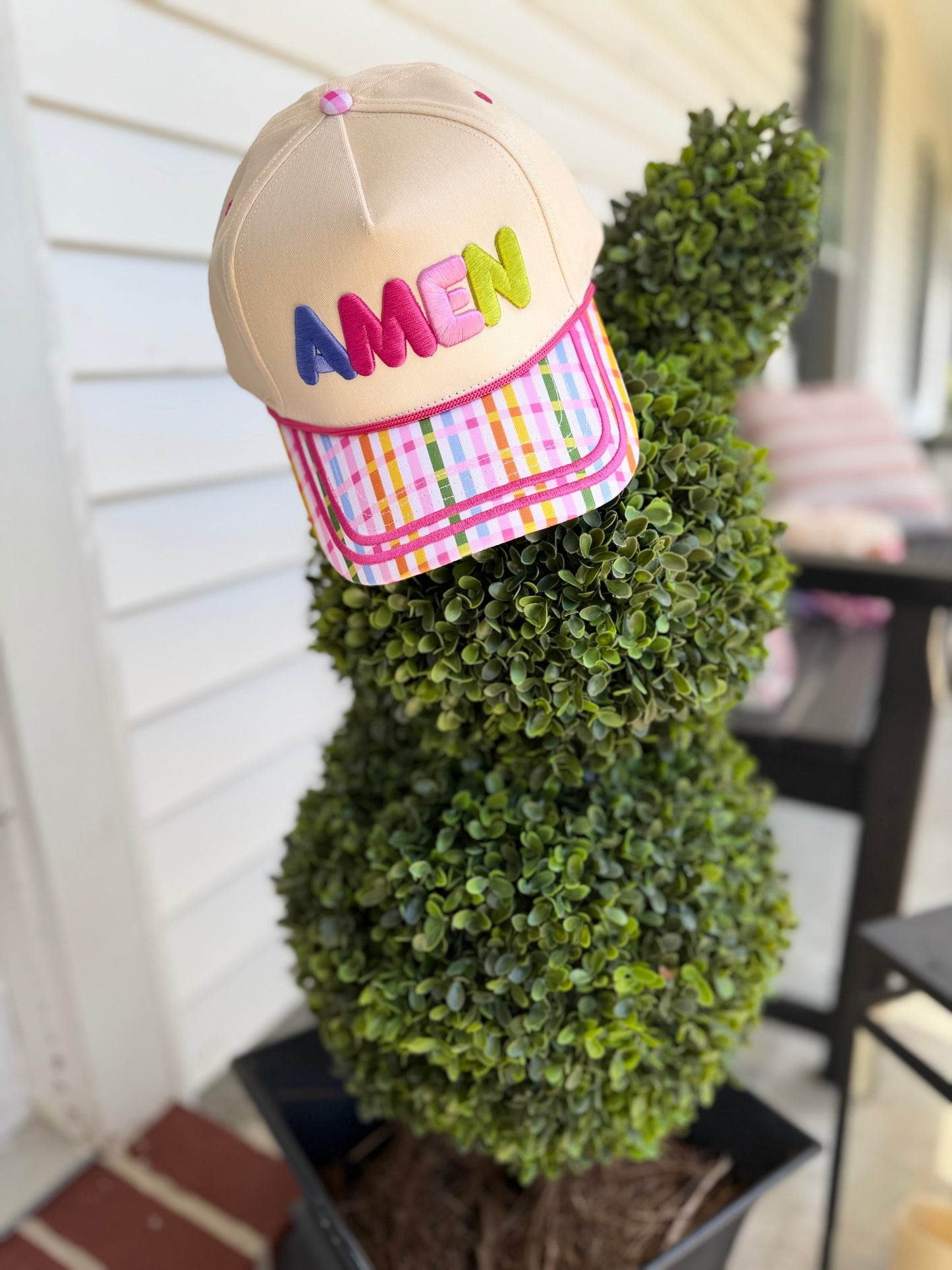 Canvas Embrodered Trucker Hats