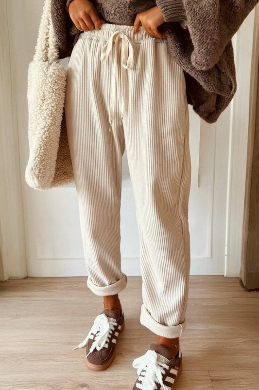 Casual Corduroy Pants