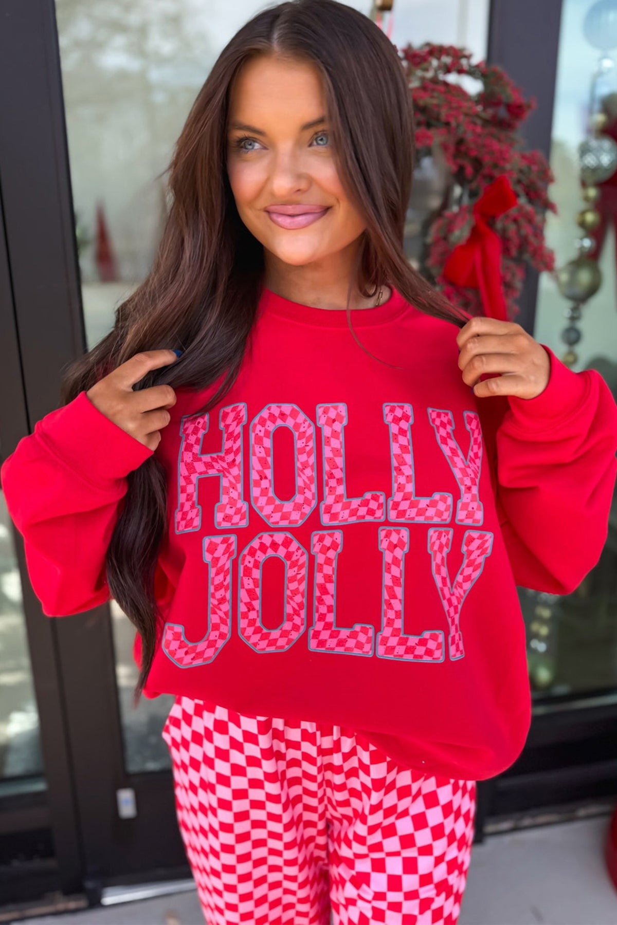 Holly Jolly Check Two piece set