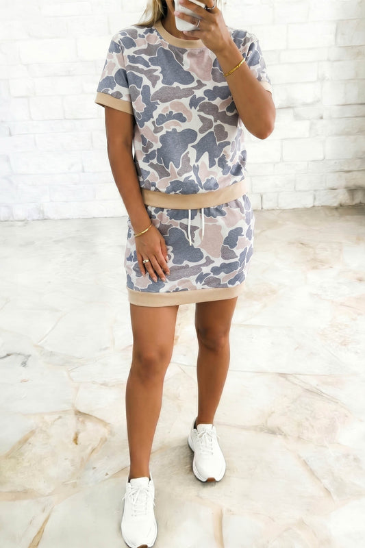 Retro Camo Skort