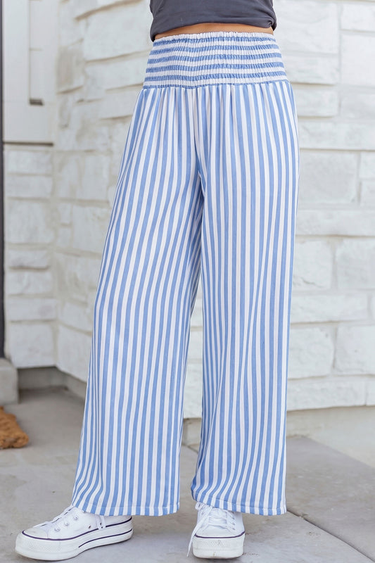 BlueStripe loose summer pants
