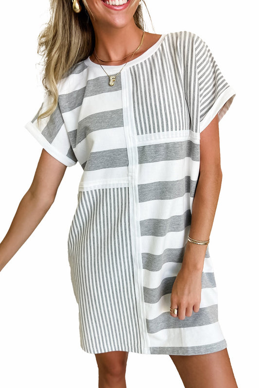Gray Shift Dress