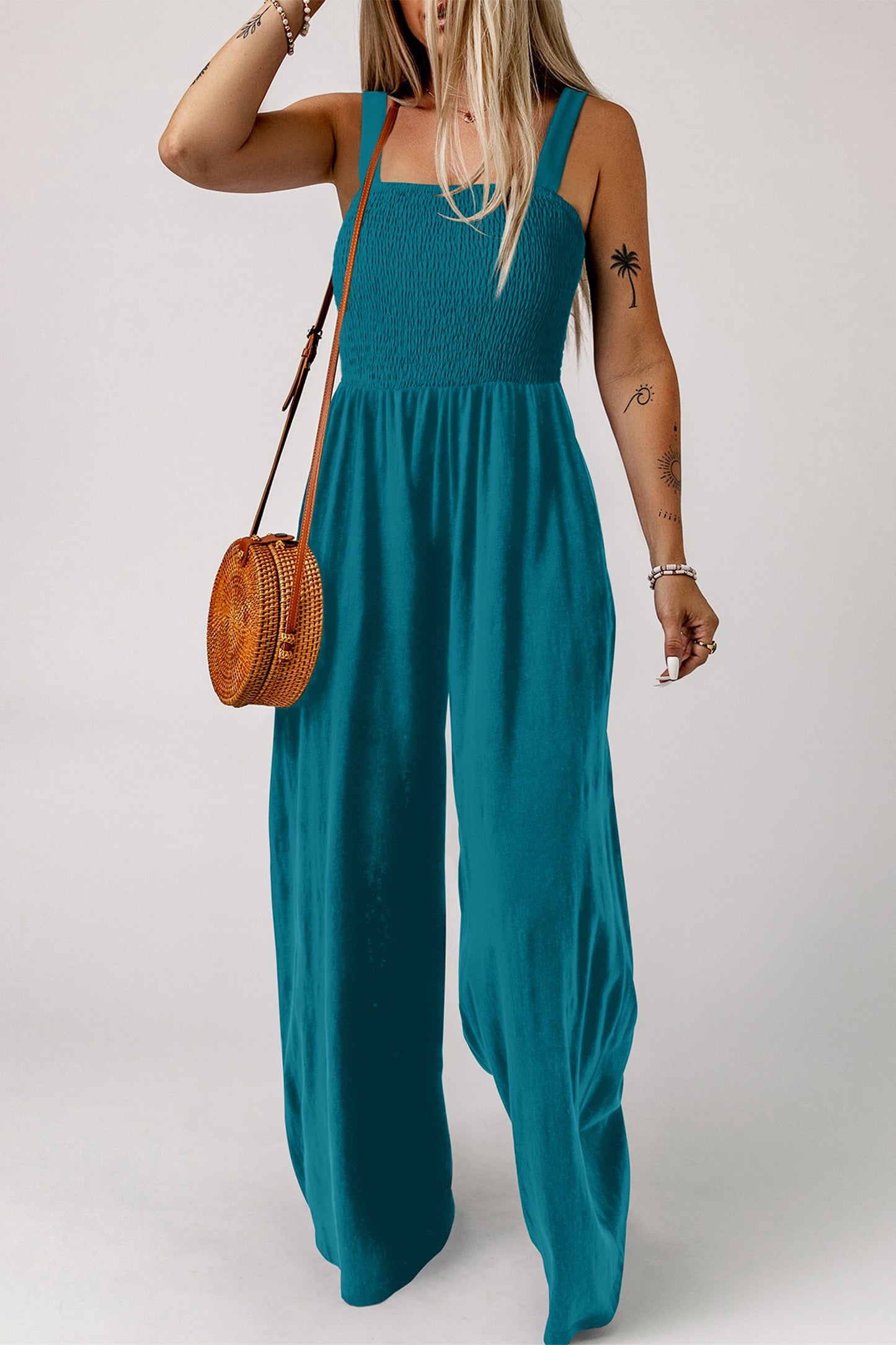 Peacock Blue Jumpsuit