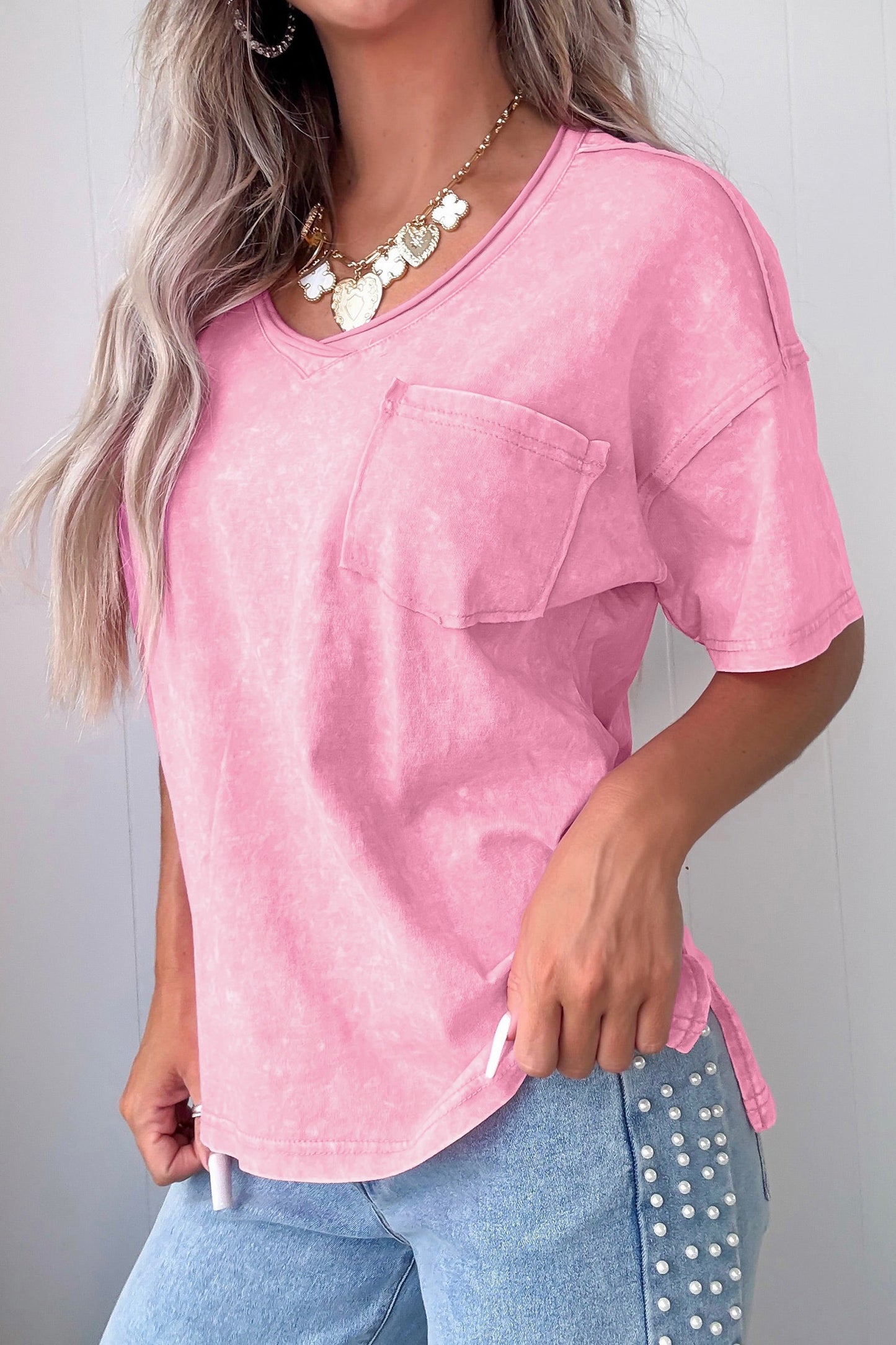 Sassy Mineral Wash Cotton Tee
