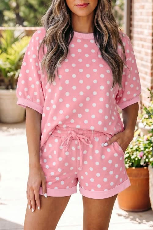 Polka Dot Short set
