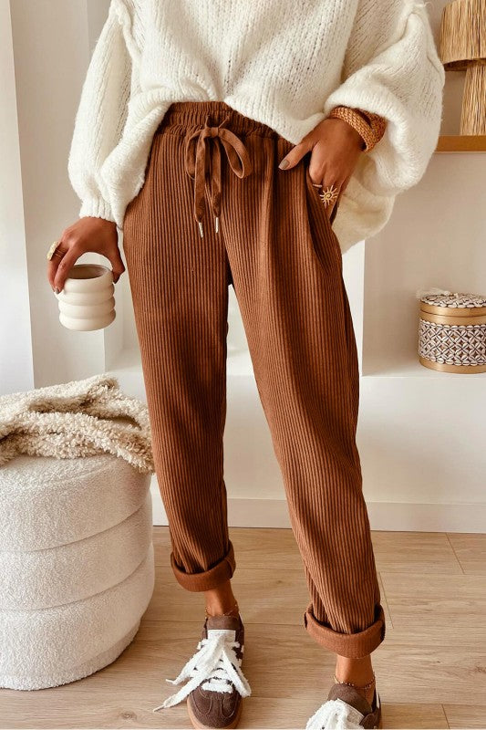 Casual Corduroy Pants