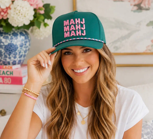 Mahjong Embroidered Hats
