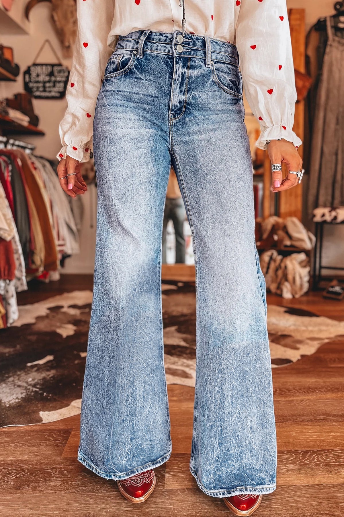 Acid Wash Flair Jean