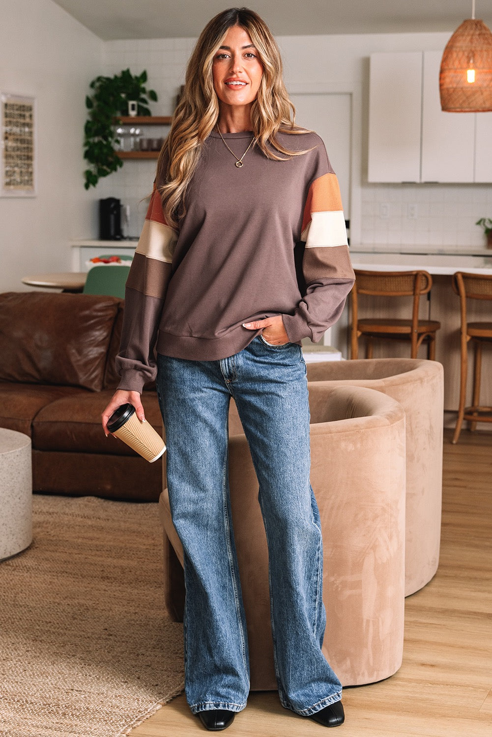 Dark Khaki Pullover