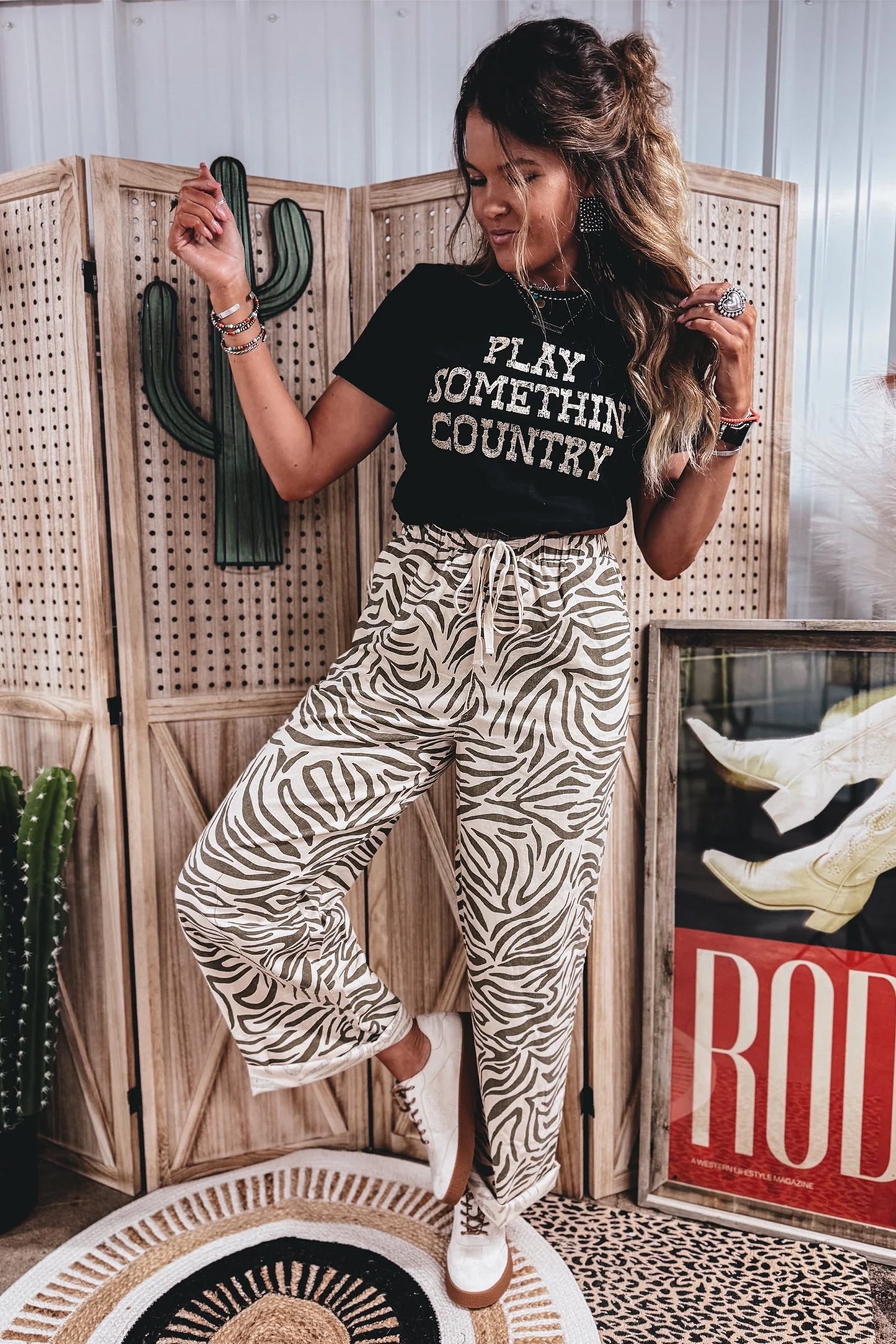 Zebra Pants