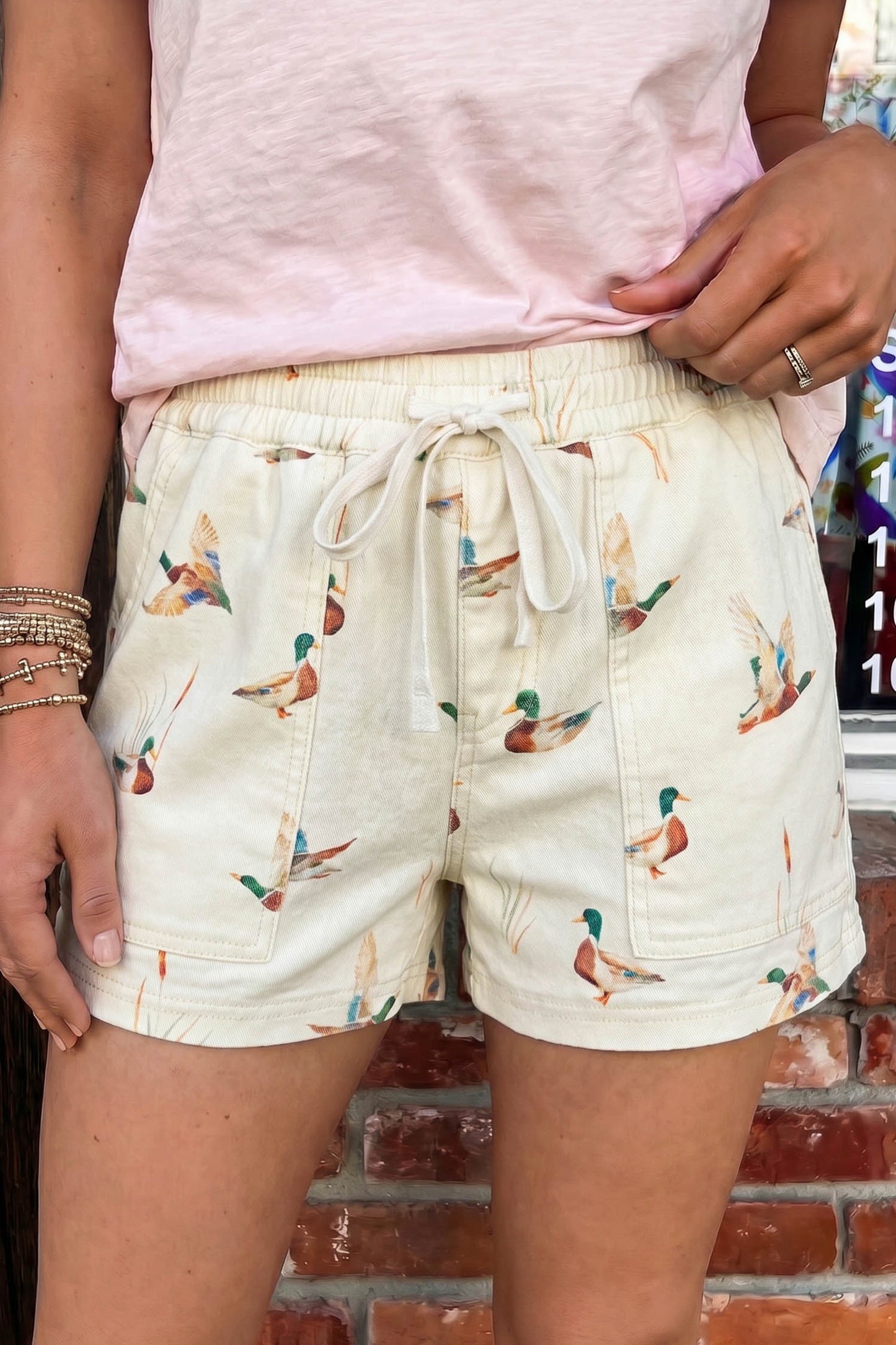 Drawstring Mallard Short