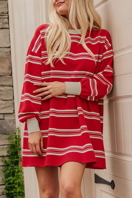Red Stripe Dress