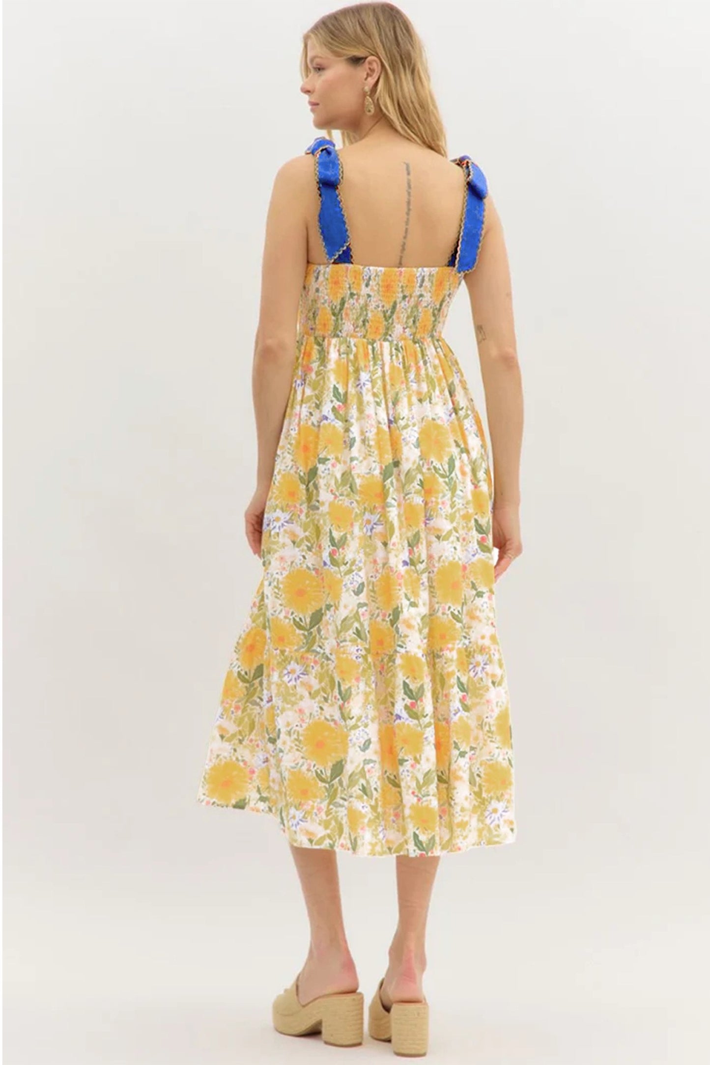 Yellow Floral Maxi