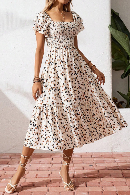 Beige Dusti mock dress