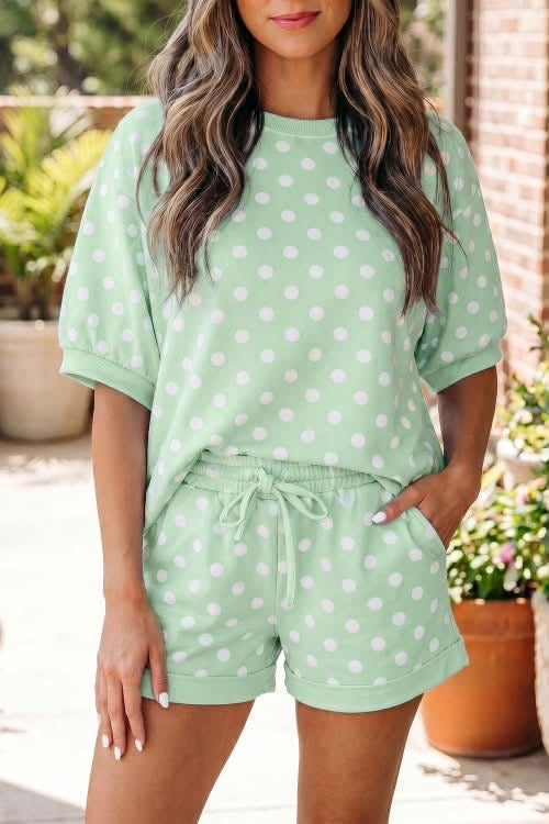 Polka Dot Short set