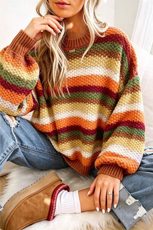 Fall Rainbow Sweater